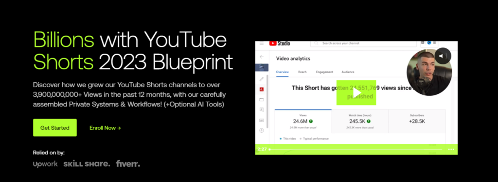 Online Business Academy Review 1 - YouTube Shorts Billions